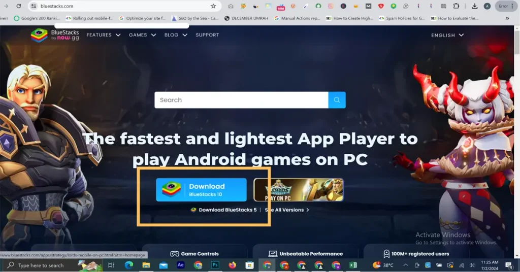 download bluestacks
