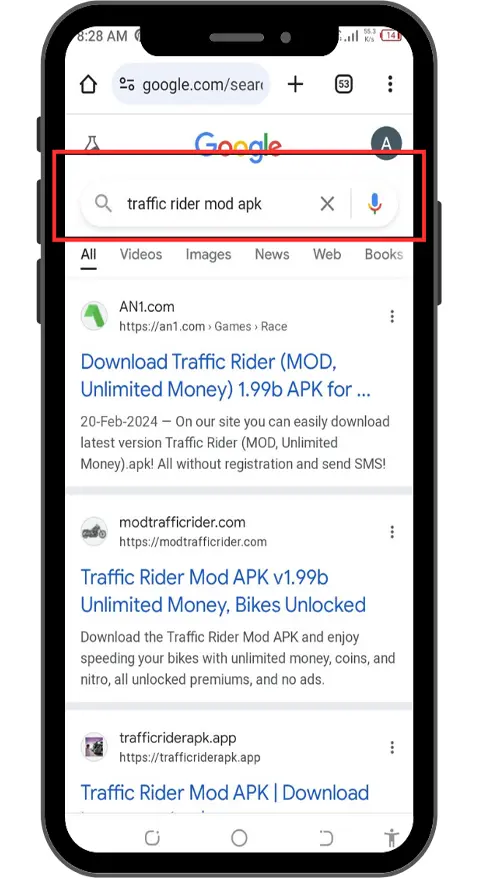 search in browser